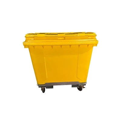 660L Plastic Outdoor Trash Can With Iron Bottom 660L Plastic Outdoor Trash Can With Iron Bottom